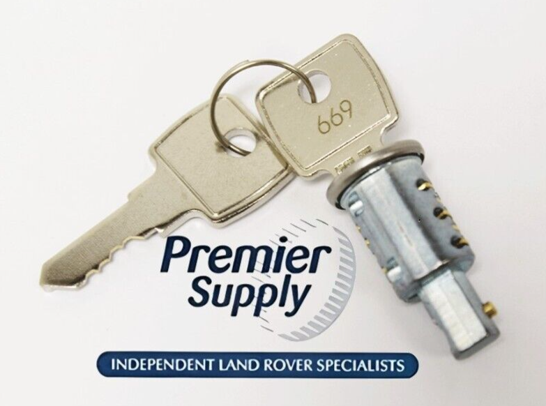 LAND ROVER DEFENDER SERIES IGNITION ANTIBURST DOOR LOCK BARREL & KEYS 395141