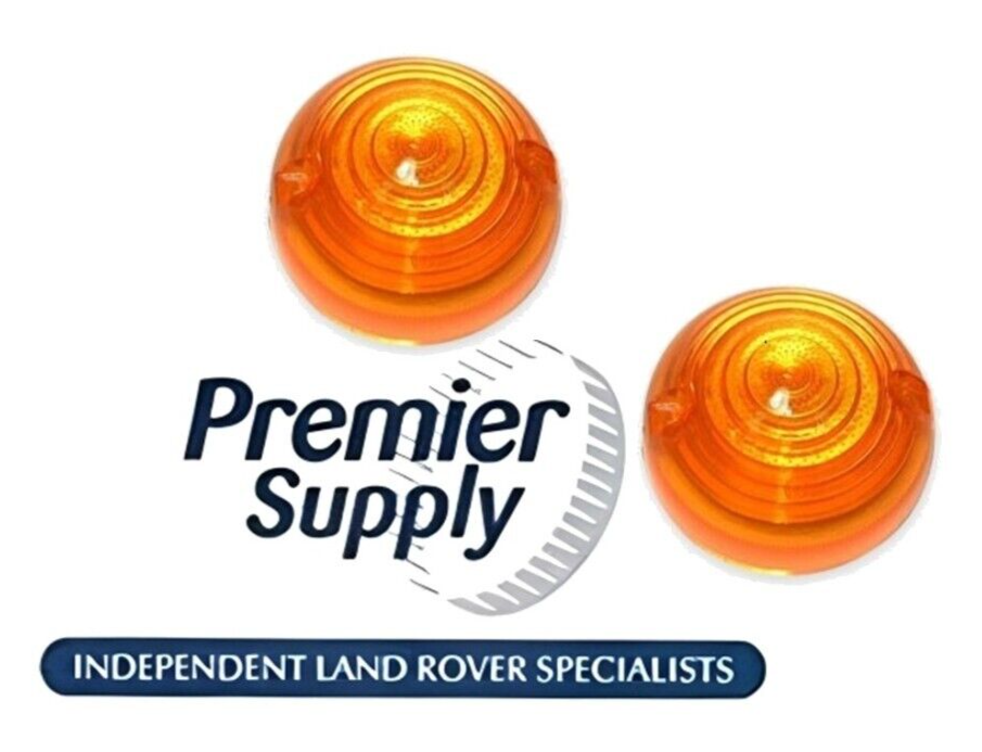 LAND ROVER SERIES 2A & 3 & EARLY DEFENDER INDICATOR LENSES LENS 2 x 589285