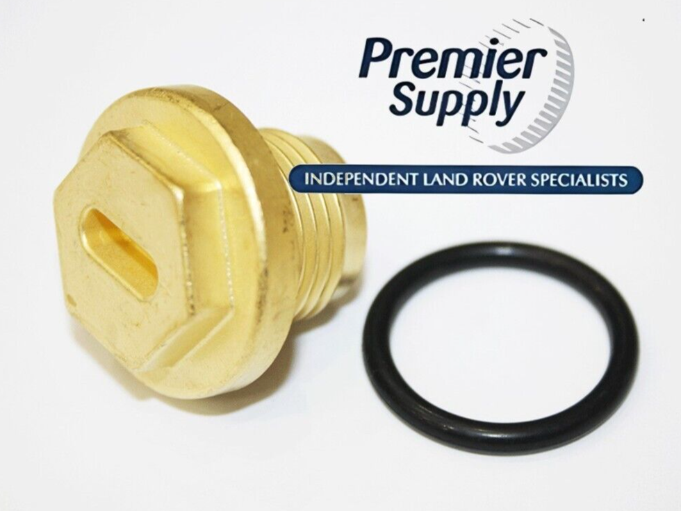 LAND ROVER 200 & 300 Tdi RADIATOR / THERMOSTAT BRASS BLEED PLUG & O RING ERR4686