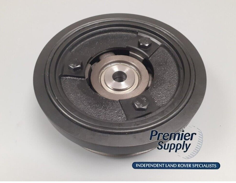 LAND ROVER DEFENDER & DISCOVERY 2 TD5 CRANKSHAFT PULLEY & DAMPER LHG100580