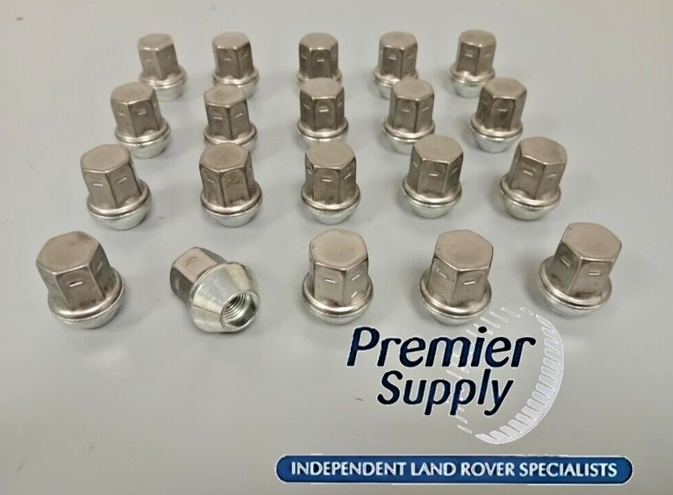 20 x RANGE ROVER EVOQUE JAGUAR DISCOVERY SPORT ALLOY WHEEL NUTS LR001381