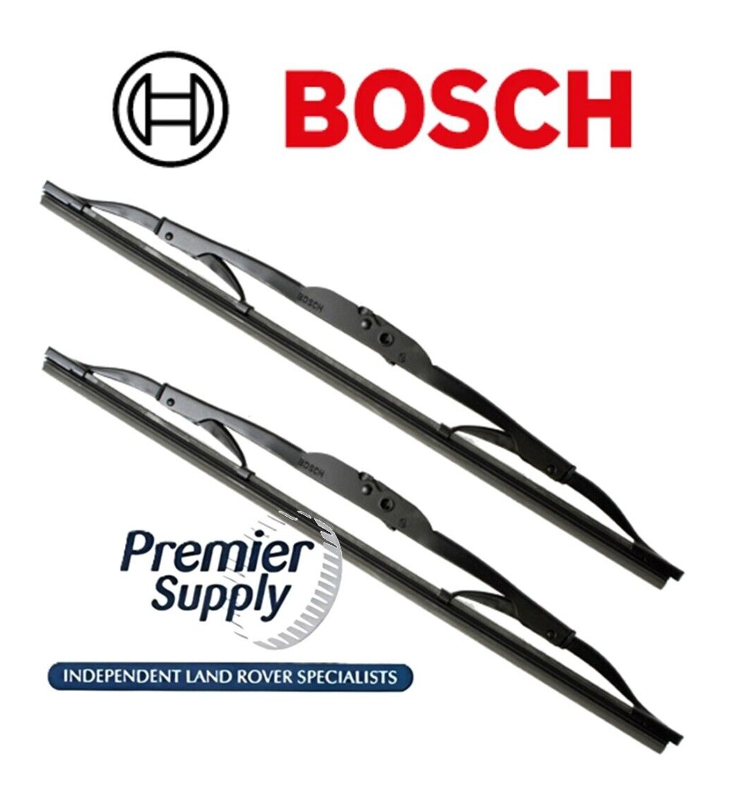 2 x LAND ROVER DEFENDER FRONT WINDSCREEN 13" BOSCH WIPER BLADES LR079891