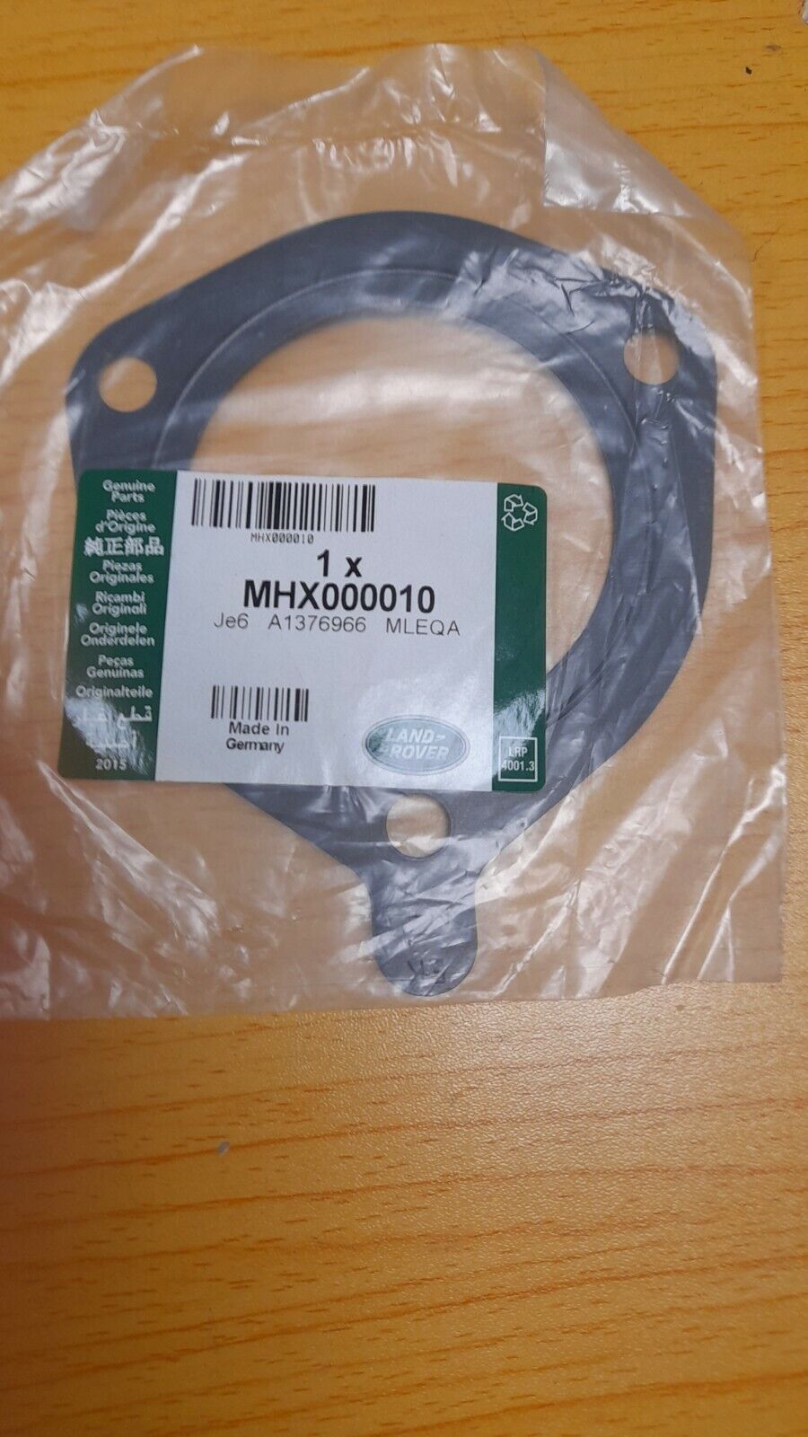 GENUINE LAND ROVER GASKET FUEL INJECTION PUMP PART NUMBER MHX000010