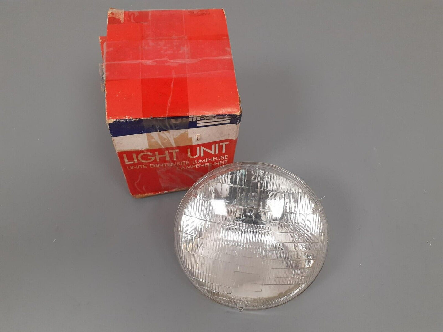 UNIPART WAGNER LHD 7" SEALED BEAM 60/50W LIGHT UNIT HEADLAMP GLU133