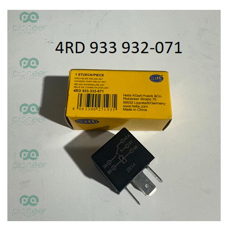 RELAY 24V 10/20A 5 PLUG, SOCKET