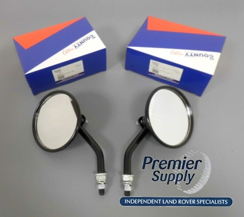 LAND ROVER SERIES 2, 2A, 3 ROUND MIRROR WITH ARM 562912 X 2