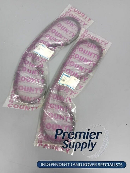 2 x RANGE ROVER CLASSIC DISCOVERY 1 V8 AIR CON & ALTERNATOR FAN BELT 611612