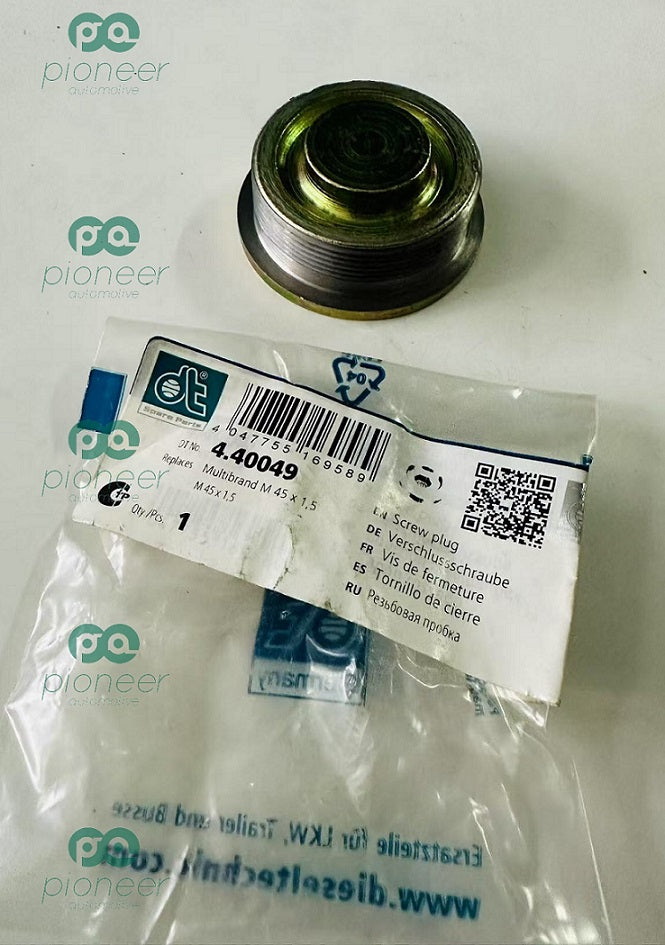 4.40049 - Screw Plug, exle drive