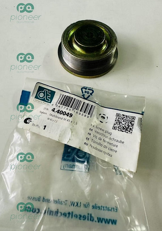 4.40049 - Screw Plug, exle drive