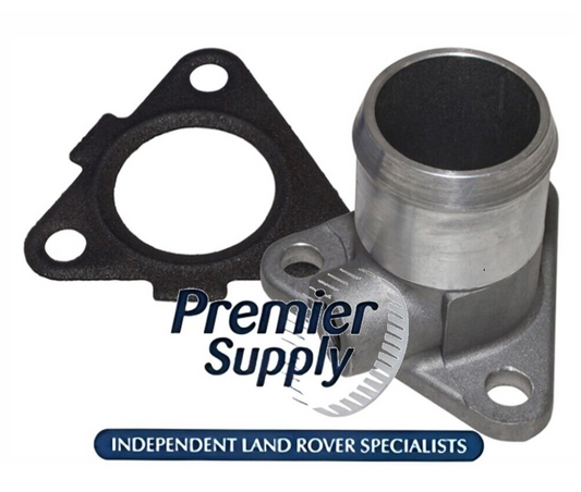 TD5 LAND ROVER DEFENDER DISCOVERY 2 WATER HOUSING OUTLET ELBOW & GASKET ERR7097