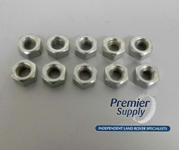 LAND ROVER DEFENDER M10 PLAIN HEX NUT NH110041L X 10