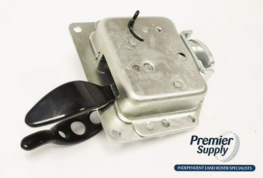 LAND ROVER DEFENDER 02 ON REAR END DOOR LATCH WITHOUT CENTRAL LOCKING FQJ500340