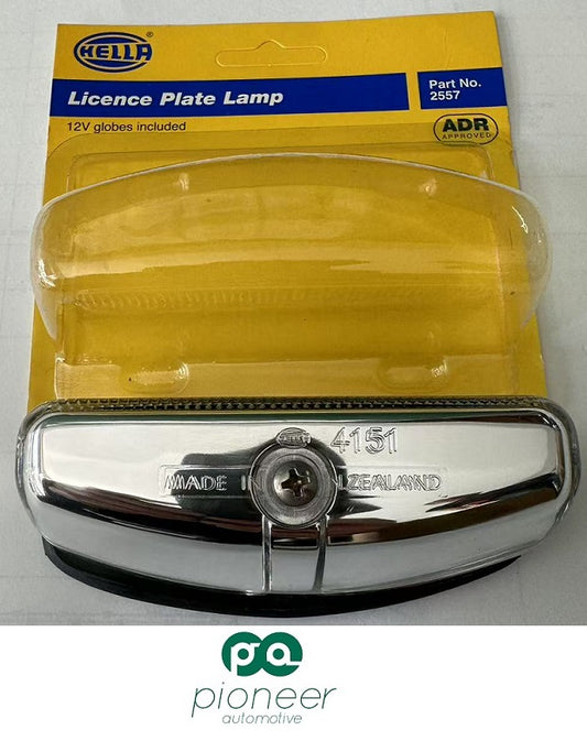 Licence Plate Lamp With 12V Globes - 2557