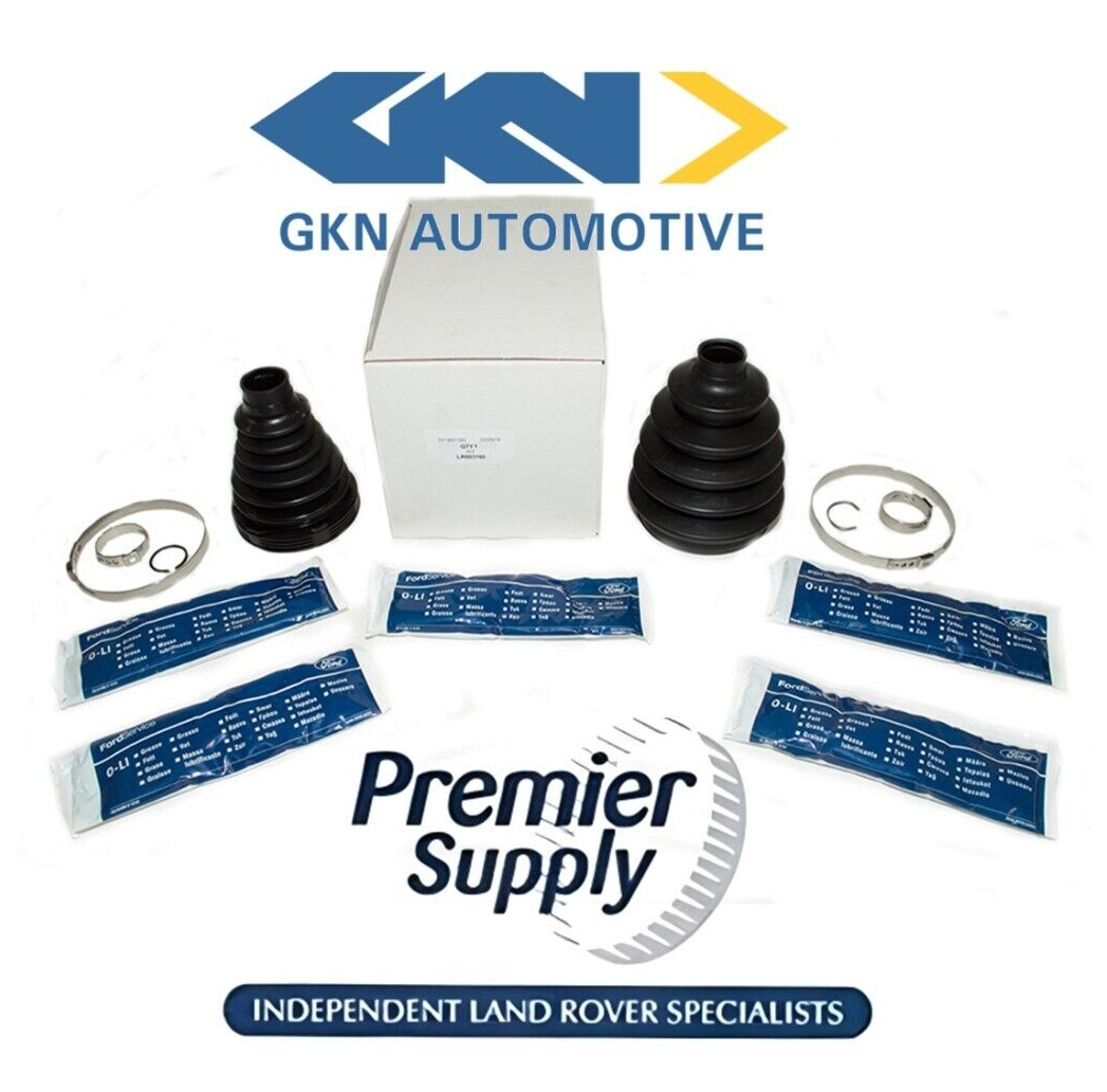 OEM GKN LAND ROVER FREELANDER 2 FRONT DRIVESHAFT CV BOOT GAITER KIT LR003160