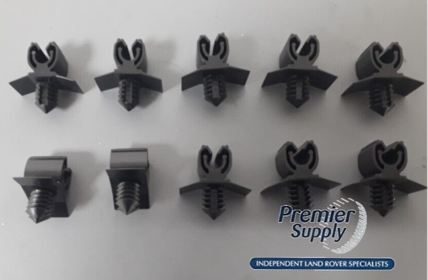 Land Rover, Jaguar 5mm Bonnet Release Cable Retaining Clip LR013332 x 10