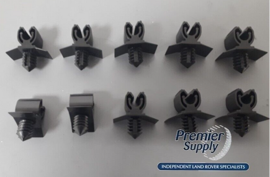 Land Rover, Jaguar 5mm Bonnet Release Cable Retaining Clip LR013332 x 10