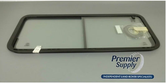 GENUINE LAND ROVER DEFENDER RIGHT HAND BODYSIDE SLIDING GLASS WINDOW LR018575