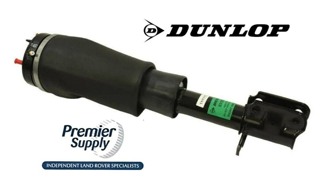 RANGE ROVER L322 DUNLOP FRONT RIGHT HAND AIR SPRING STRUT DAMPER PETROL LR032563