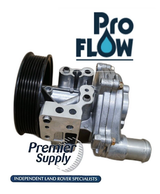 PROFLOW WATER PUMP & GASKETS LAND ROVER DEFENDER 2.4 TDCi PUMA LR083283