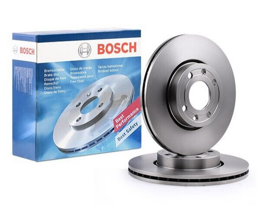 2x BOSCH BRAKE DISCS PAIR FRONT VENTED SET 0986479103