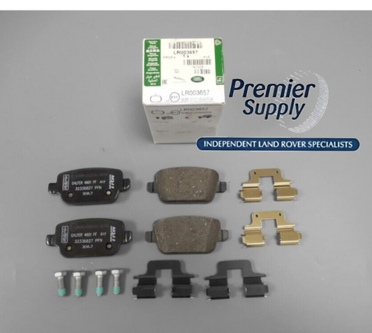 GENUINE LAND ROVER FREELANDER 2 - 2.2L DIESEL REAR BRAKE PADS LR003657