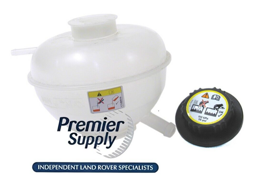 LAND ROVER FREELANDER 1 RADIATOR COOLANT EXPANSION HEADER TANK & CAP P ...