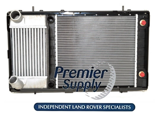 LAND ROVER DEFENDER 300 TDI RADIATOR & INTERCOOLER COMPLETE ASSEMBLY PFI100041
