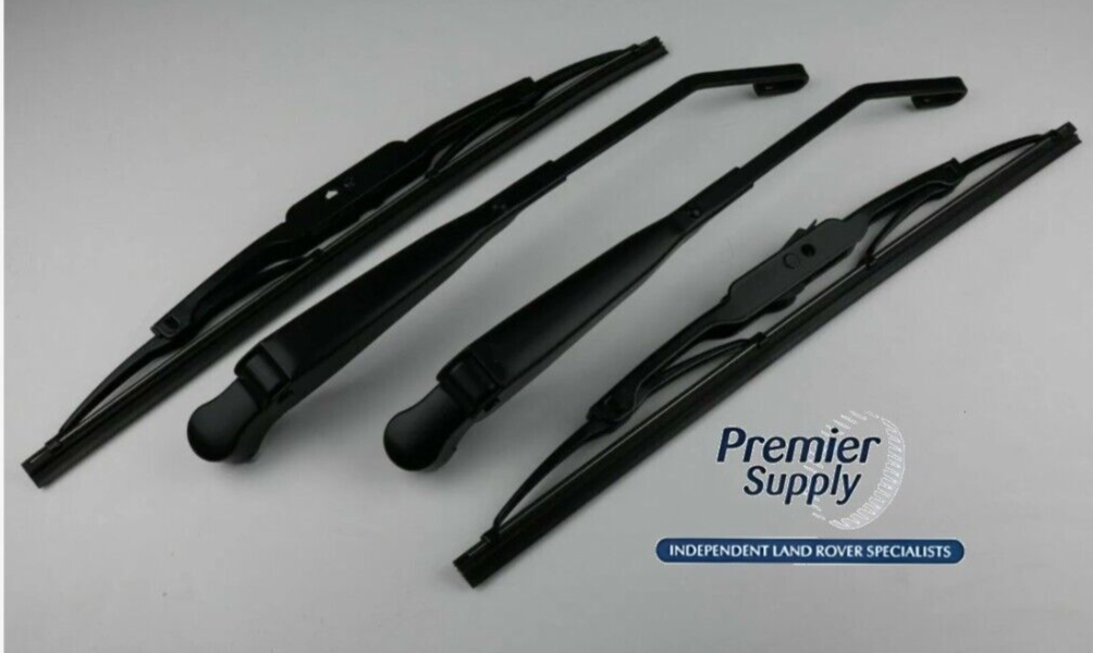 LAND ROVER DEFENDER WINDSCREEN WIPER BLADE & ARM SET EARLIER TYPE  UP TO 2001