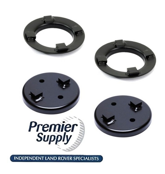 LAND ROVER DEFENDER 110 130 REAR HELPER SPRING RETAINER PLATES RRC3352 LR018027