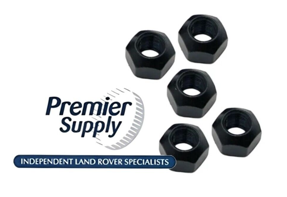 LAND ROVER M16 27mm STEEL WHEEL NUT RRD500010 x 5