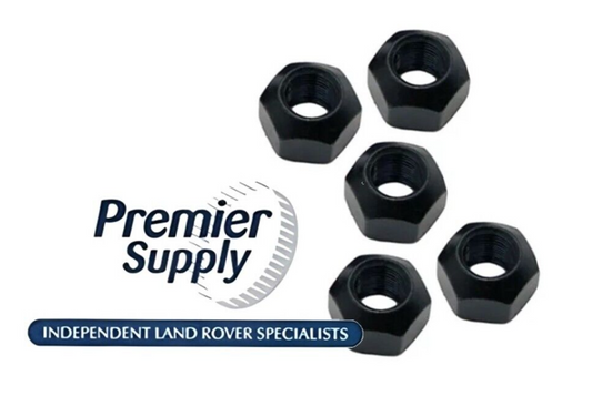 LAND ROVER M16 27mm STEEL WHEEL NUT RRD500010 x 5