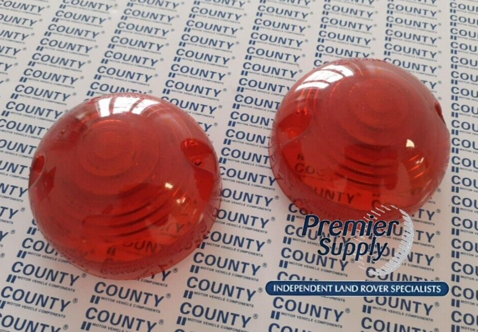 LAND ROVER SERIES & DEFENDER STOP & TAIL BRAKE LAMP LIGHT LENS RTC210 x2 PAIR