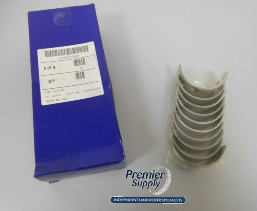LAND ROVER SERIES 3 - 2.25L OVERSIZE CRANKSHAFT MAIN BEARING SET - RTC2626020