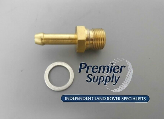 LAND ROVER DEFENDER 4 CYL PETROL CARBURETTOR FUEL INLET PIPE RTC4419
