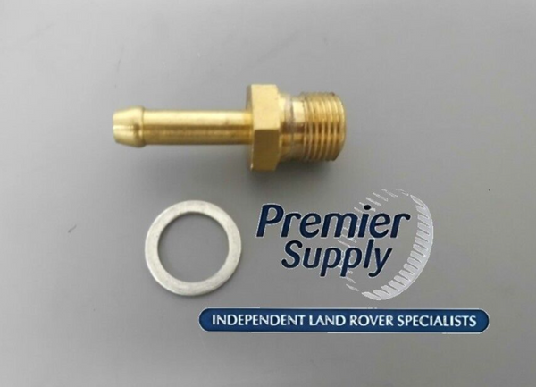 LAND ROVER DEFENDER 4 CYL PETROL CARBURETTOR FUEL INLET PIPE RTC4419 ...