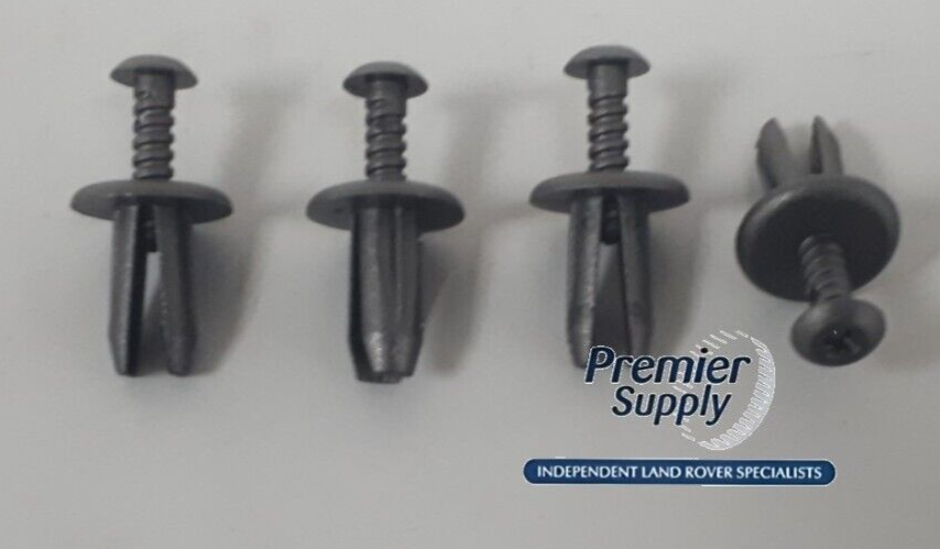 Land Rover, Jaguar 8 x 20mm Radiator Grille Plastic Scrivet RYQ500140  X 4