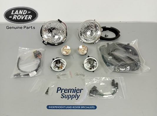 GENUINE LAND ROVER DEFENDER RHD SVX HEADLAMP LIGHT LAMP KIT VPLDV0001