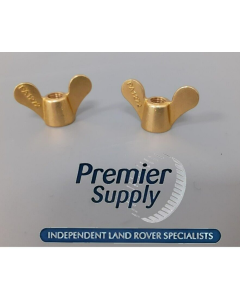 2 x LAND ROVER DEFENDER CLASSIC RANGE ROVER BATTERY J-BOLT M6 WING NUTS AFU1272