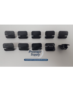 LAND ROVER/ JAGUAR BONNET PAD INSULATOR PLASTIC RETAINING CLIP LR027039 X 10