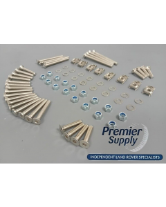 LAND ROVER DEFENDER FRONT & REAR 4 DOOR HINGE BOLT KIT PSDEF1133