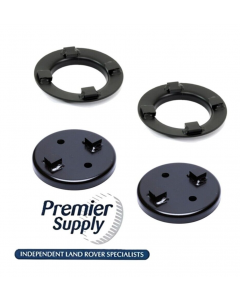 LAND ROVER DEFENDER 110 130 REAR HELPER SPRING RETAINER PLATES RRC3352 LR018027