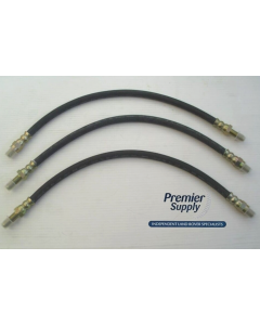 LAND ROVER SERIES 2,2A SWB 88" FRONT & REAR FLEXIBLE BRAKE HOSE KIT RTC3386 X 3