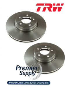 2 x FRONT VENTED COATED BRAKE DISCS RANGE ROVER L322 - 2002 to 2005 SDB000201